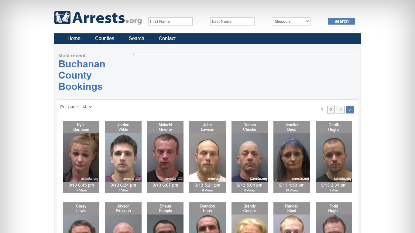 Buchanan County Arrests and Inmate Search